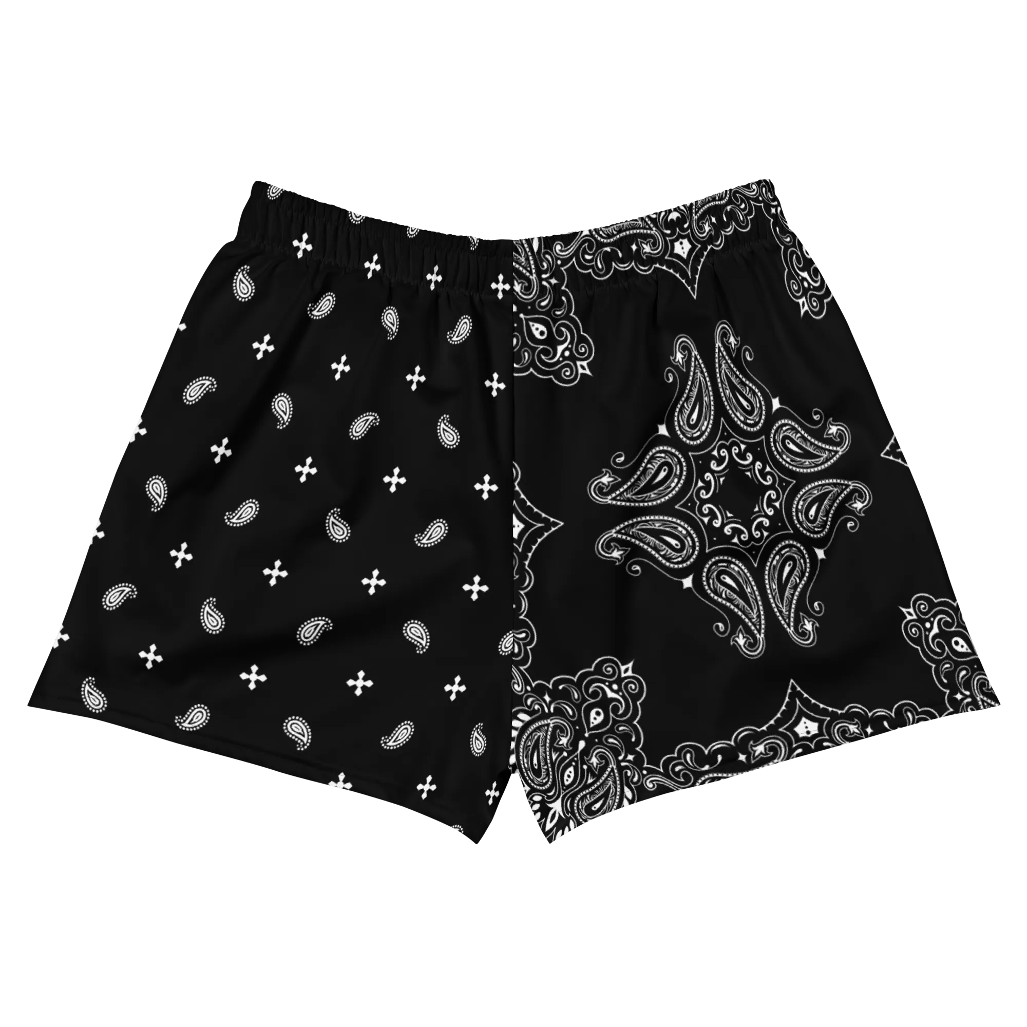 Black Bandana Unisex Unlined Swim Trunks