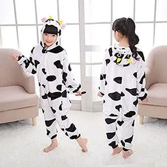 Boy Girl Pajamas Set Children Onesie Unicorn Baby Kids Pajamas Flannel Cartoon Cosplay Onesie Sleepwear for 4 6 8 10 12 years
