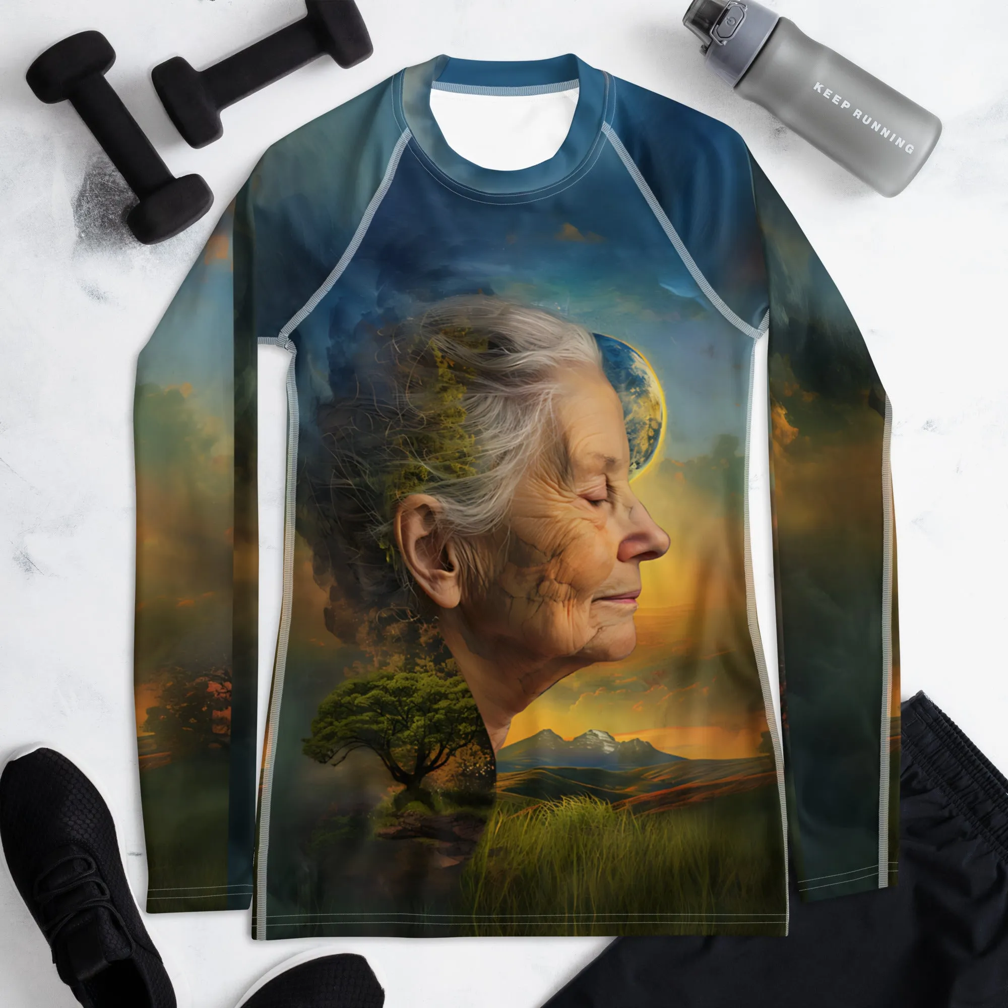 Calm Escape Women's Rash Guard