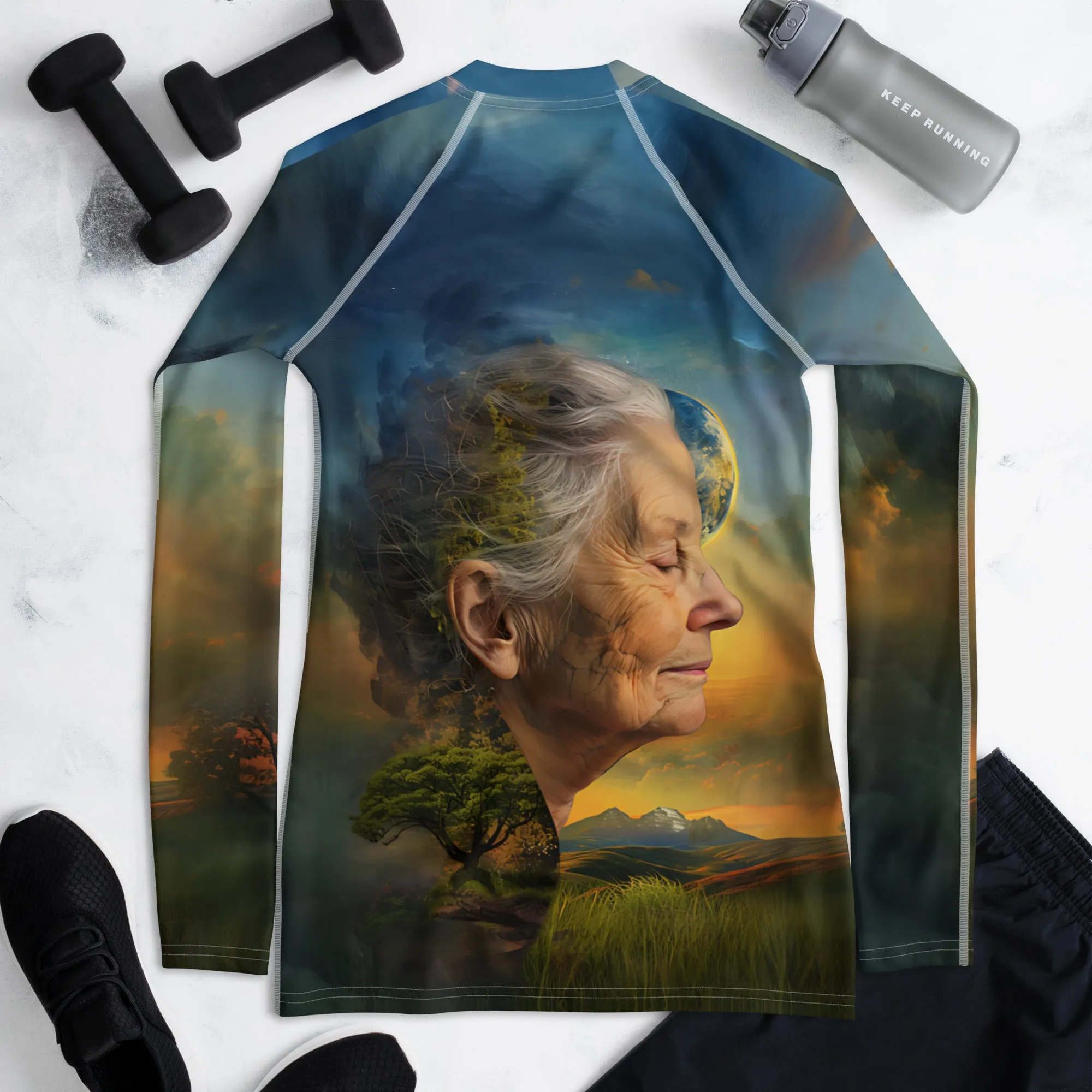 Calm Escape Women's Rash Guard