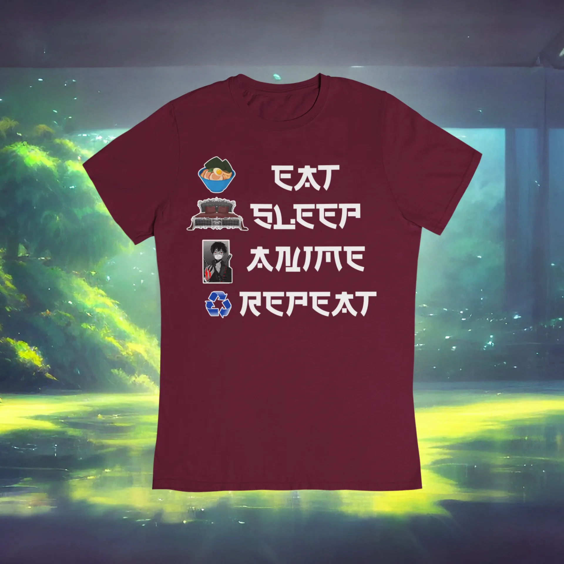 Eat Sleep Anime Repeat Tshirt or Hoodie (Boy)