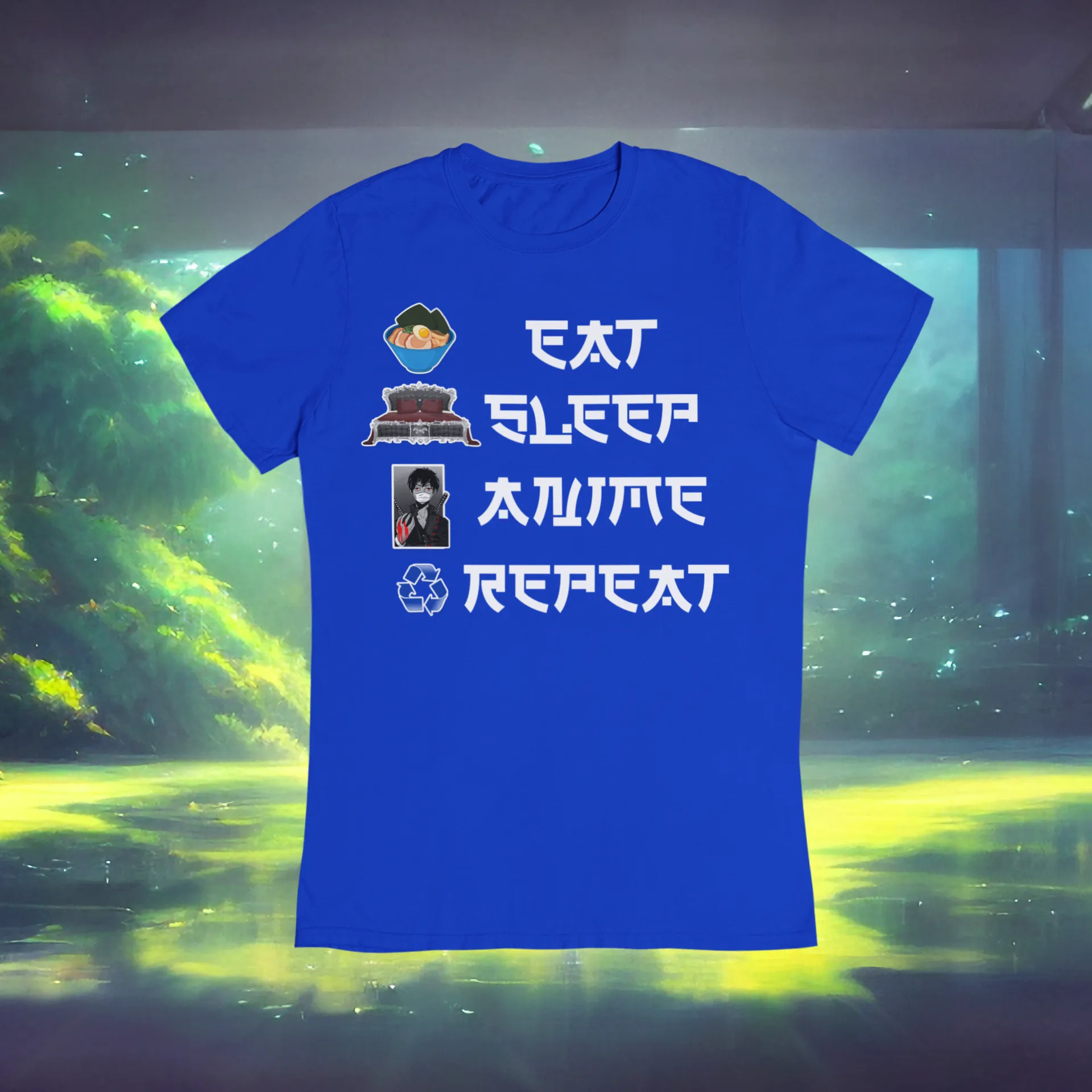 Eat Sleep Anime Repeat Tshirt or Hoodie (Boy)