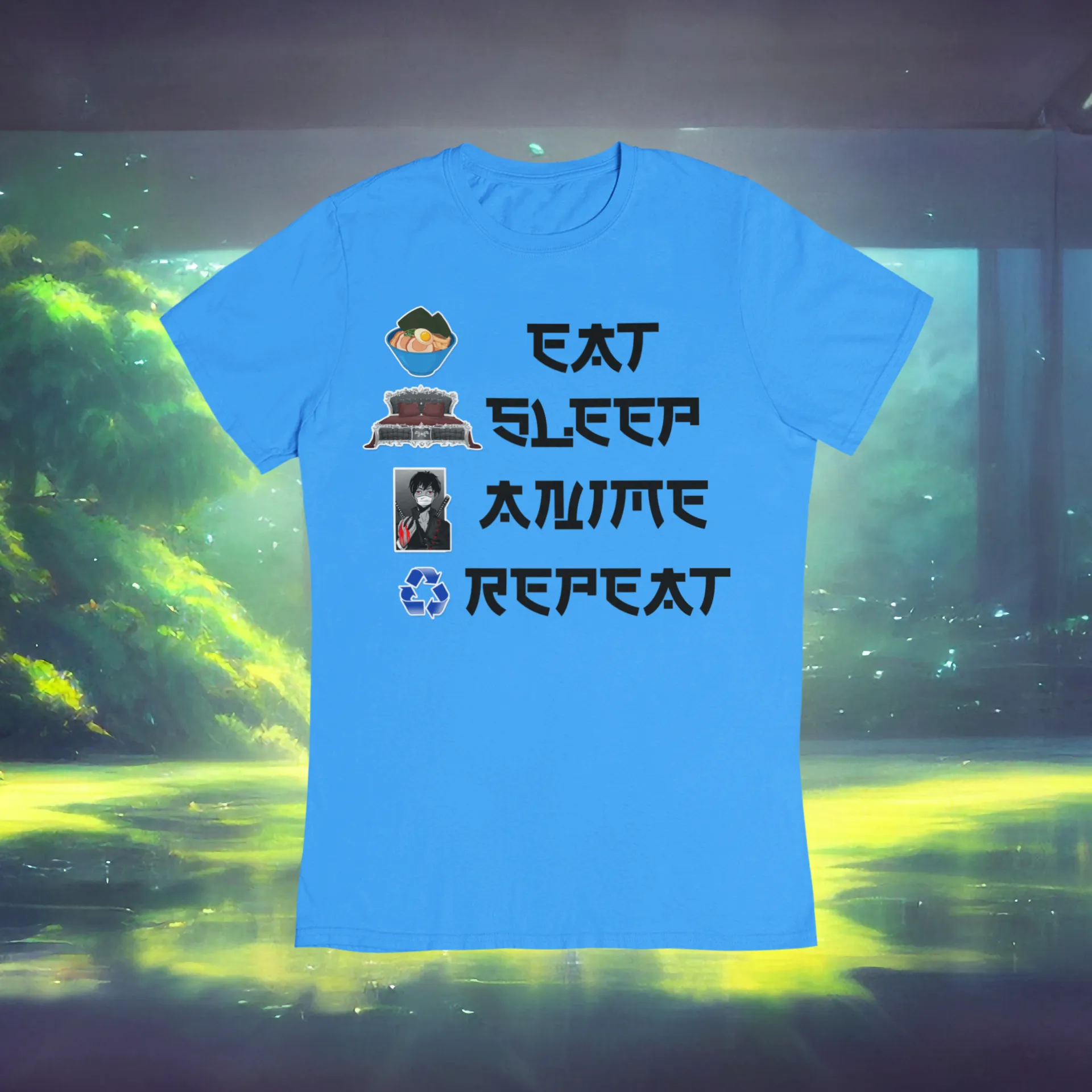 Eat Sleep Anime Repeat Tshirt or Hoodie (Boy)