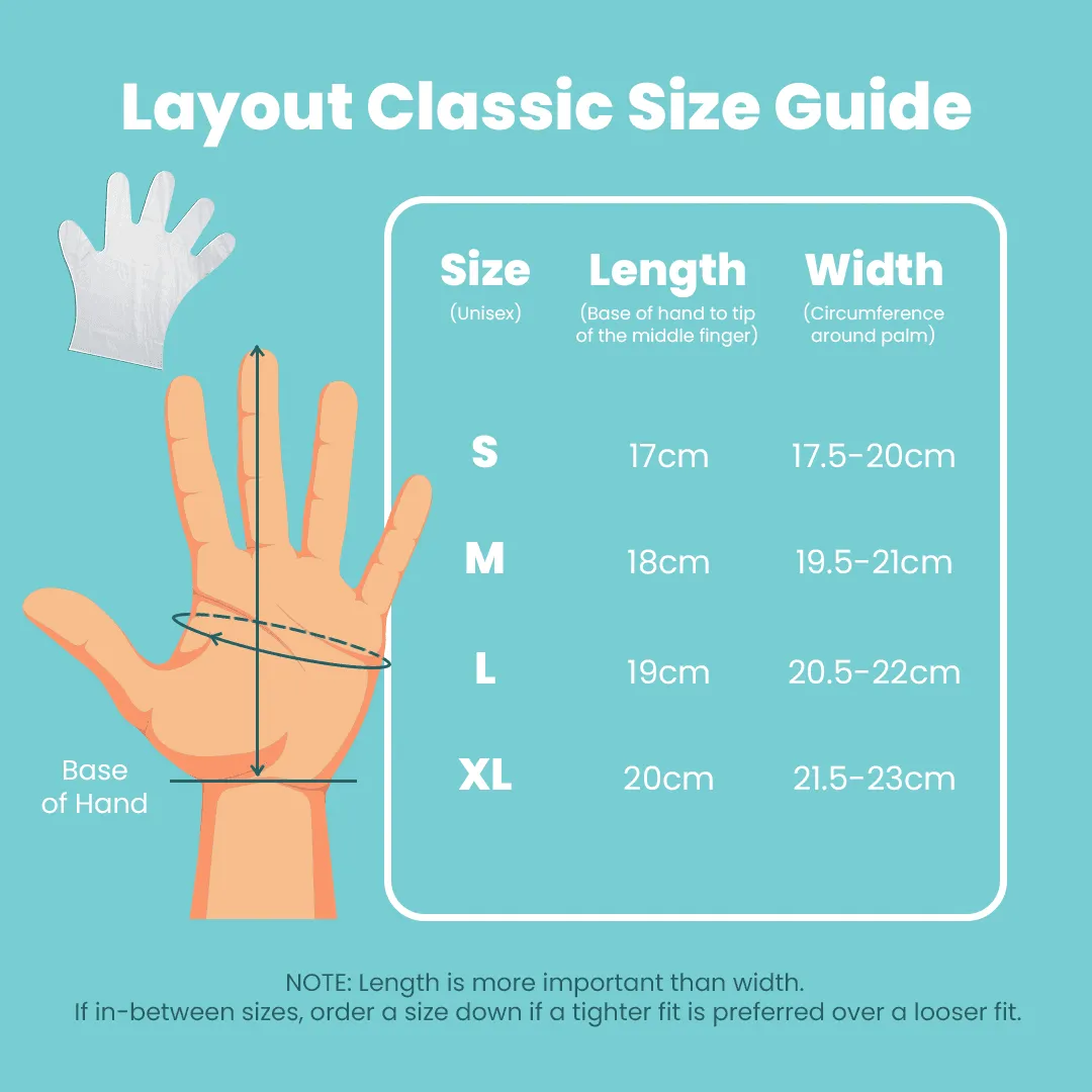 Eco Gloves Disposable Eco-Friendly Compostable Gloves (100 gloves/box)