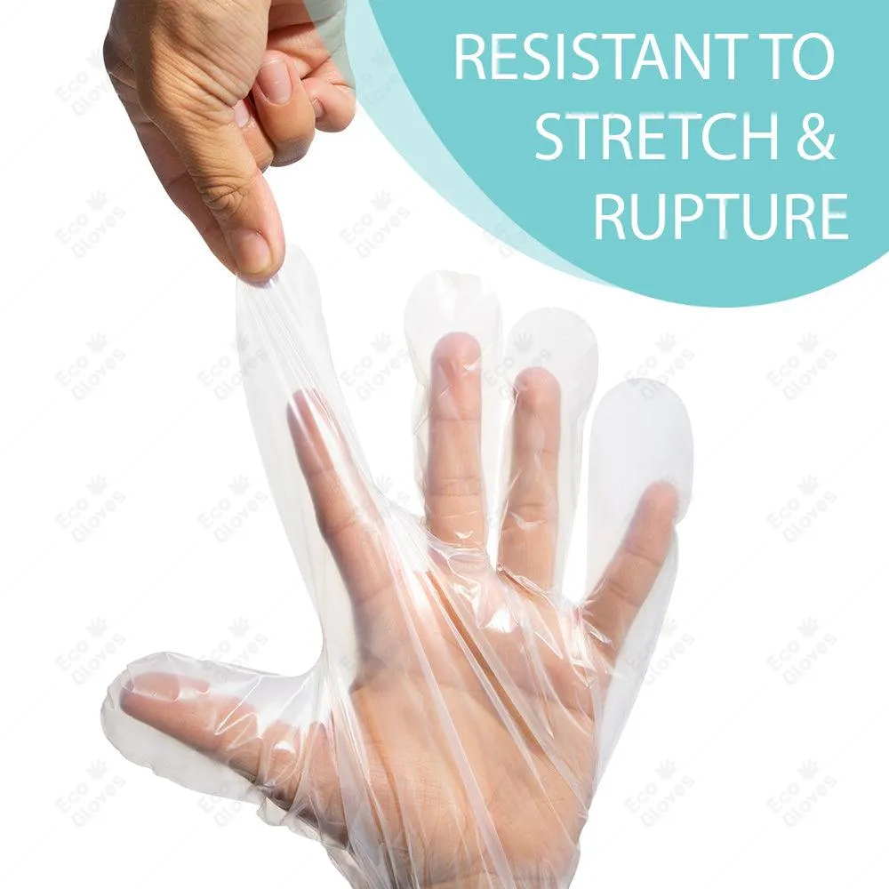 Eco Gloves Disposable Eco-Friendly Compostable Gloves (100 gloves/box)