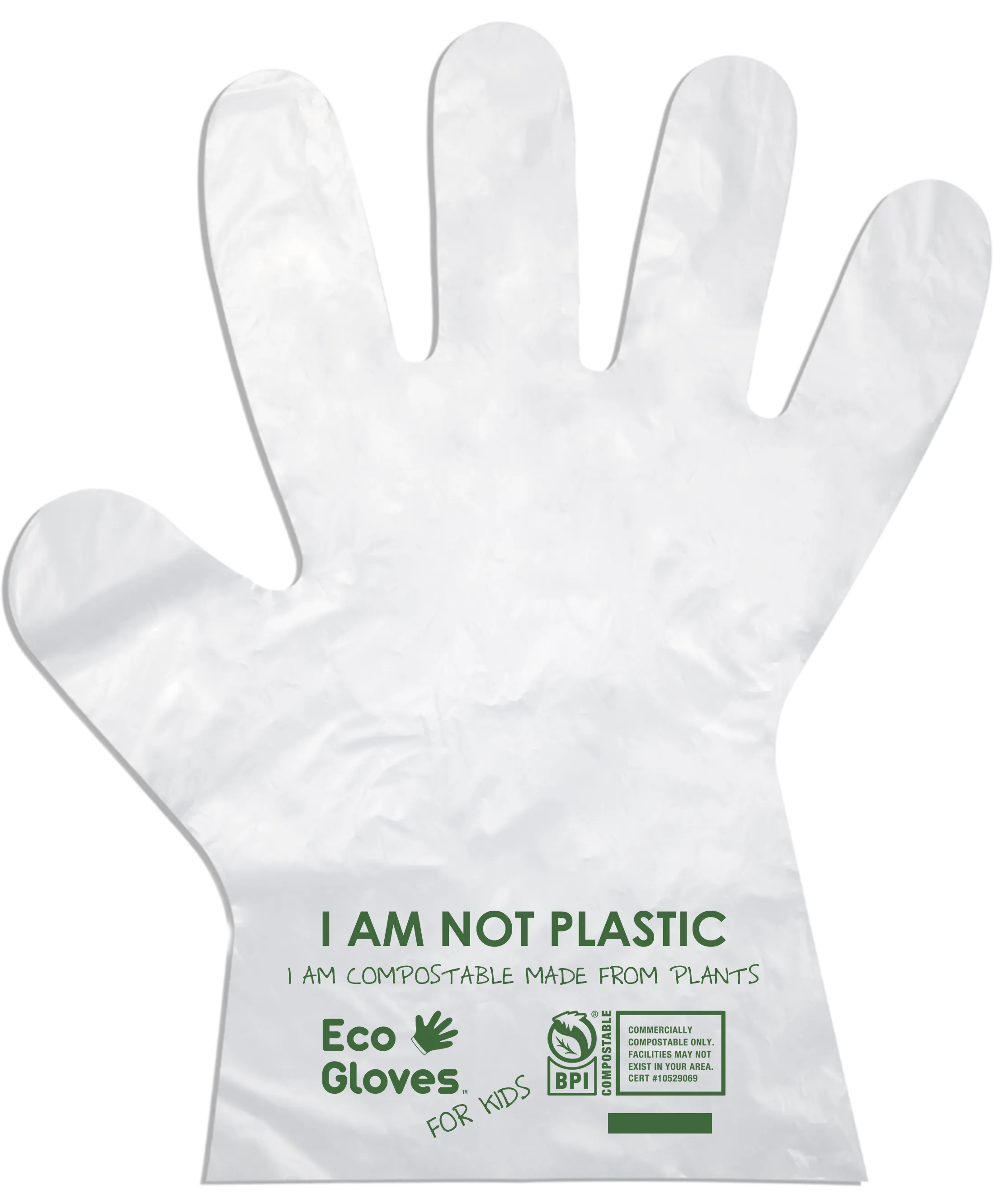 Eco Gloves Disposable Eco-Friendly Compostable Gloves (100 gloves/box)