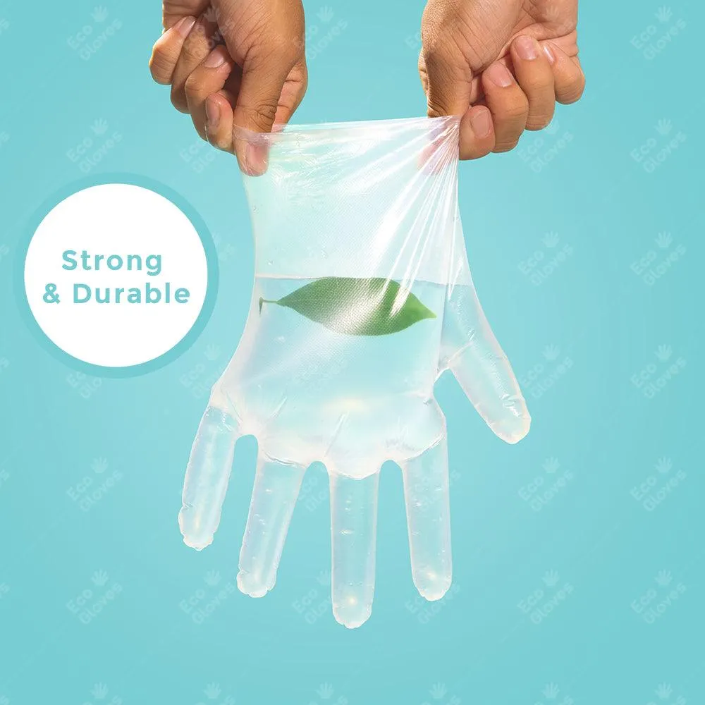 Eco Gloves Individually Wrapped Compostable Disposable Gloves (Bag 24 Pairs)