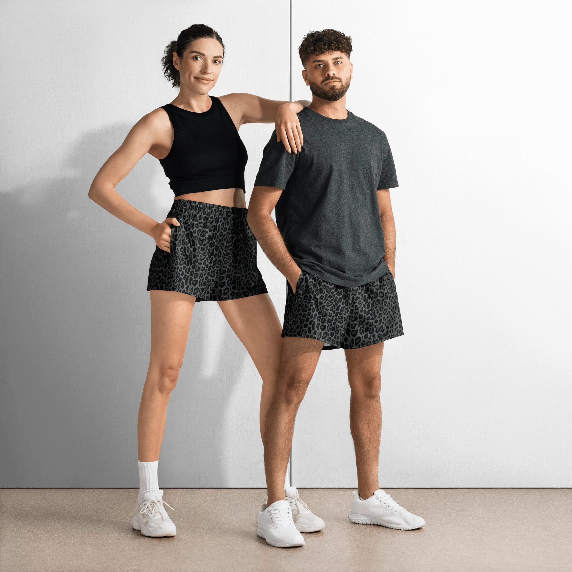 Goth Kitty Unisex Unlined Swim Trunks