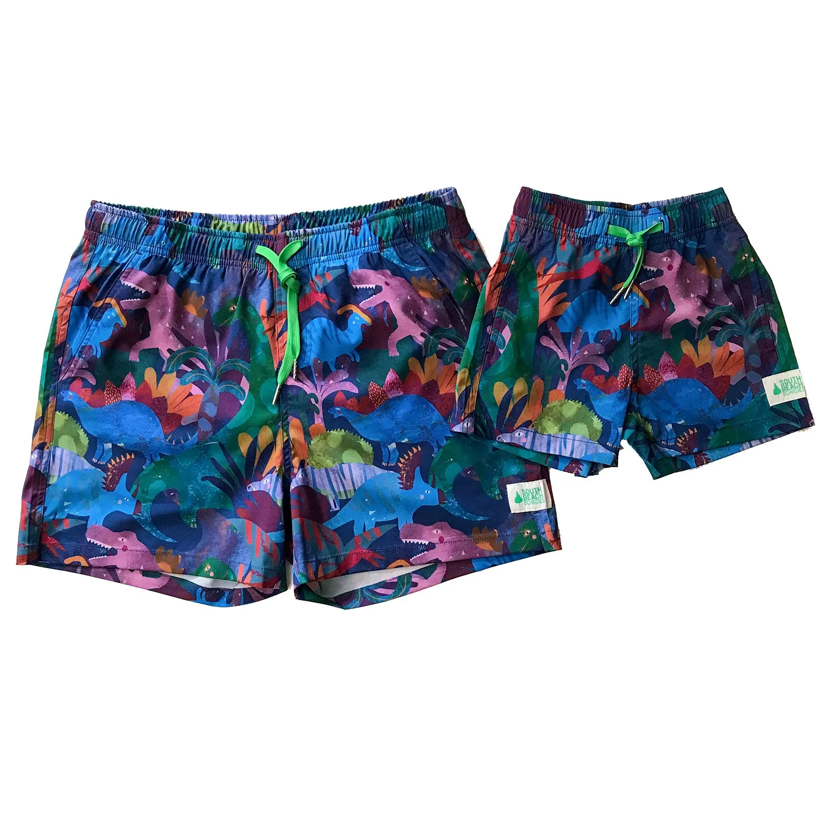 Men's Stretchy Trunks: Dinotopia