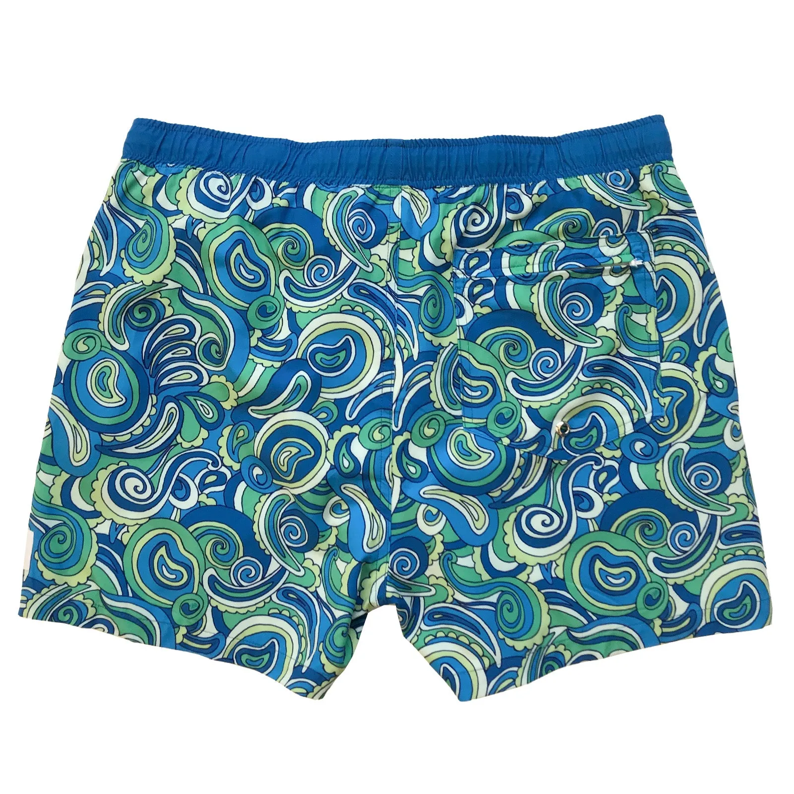 Men's Stretchy Trunks: Paisley Days