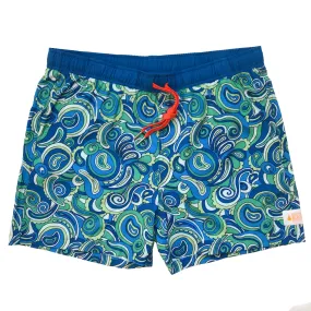Men's Stretchy Trunks: Paisley Days