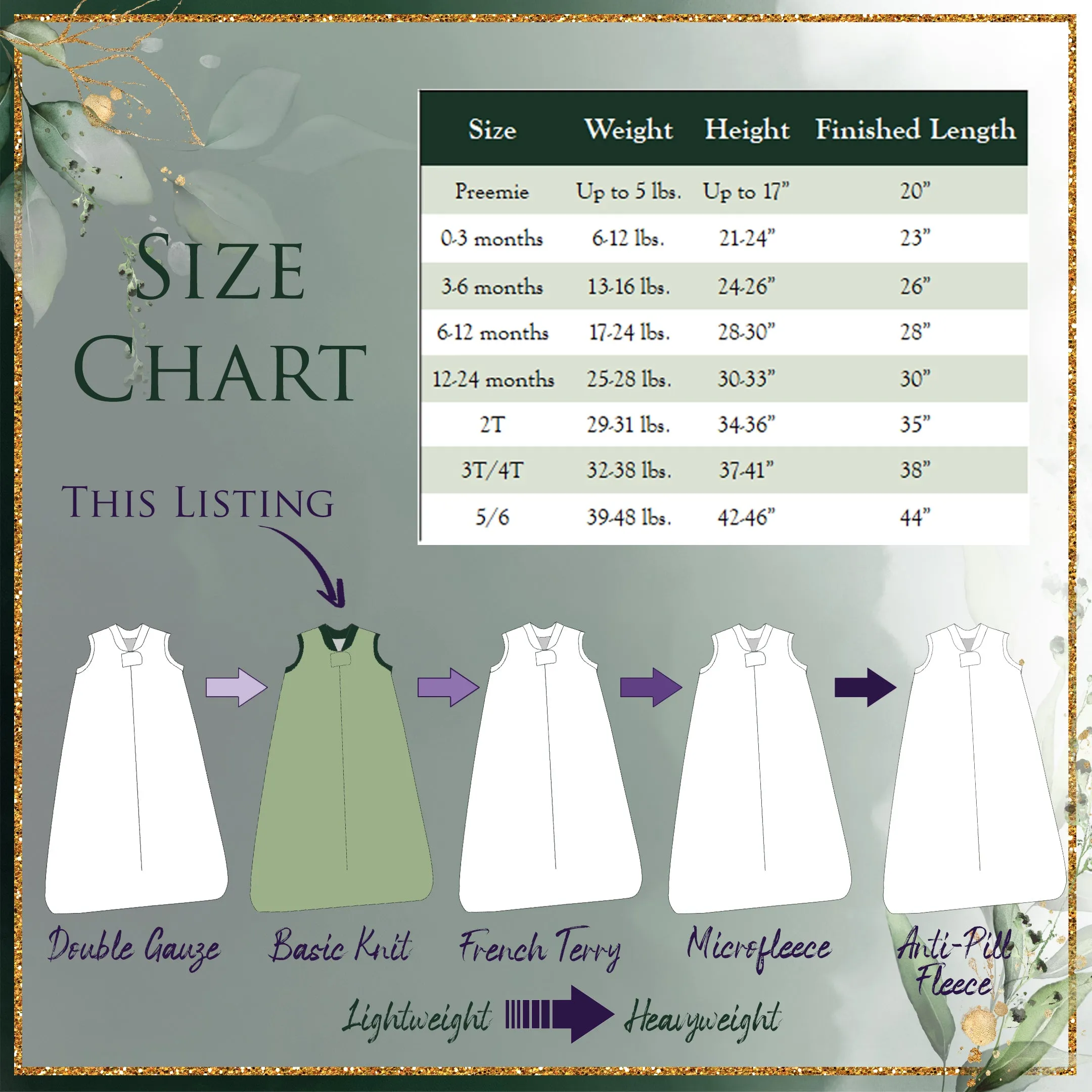 Sweet Dreams Sleep Sack - Basic Knit Prints