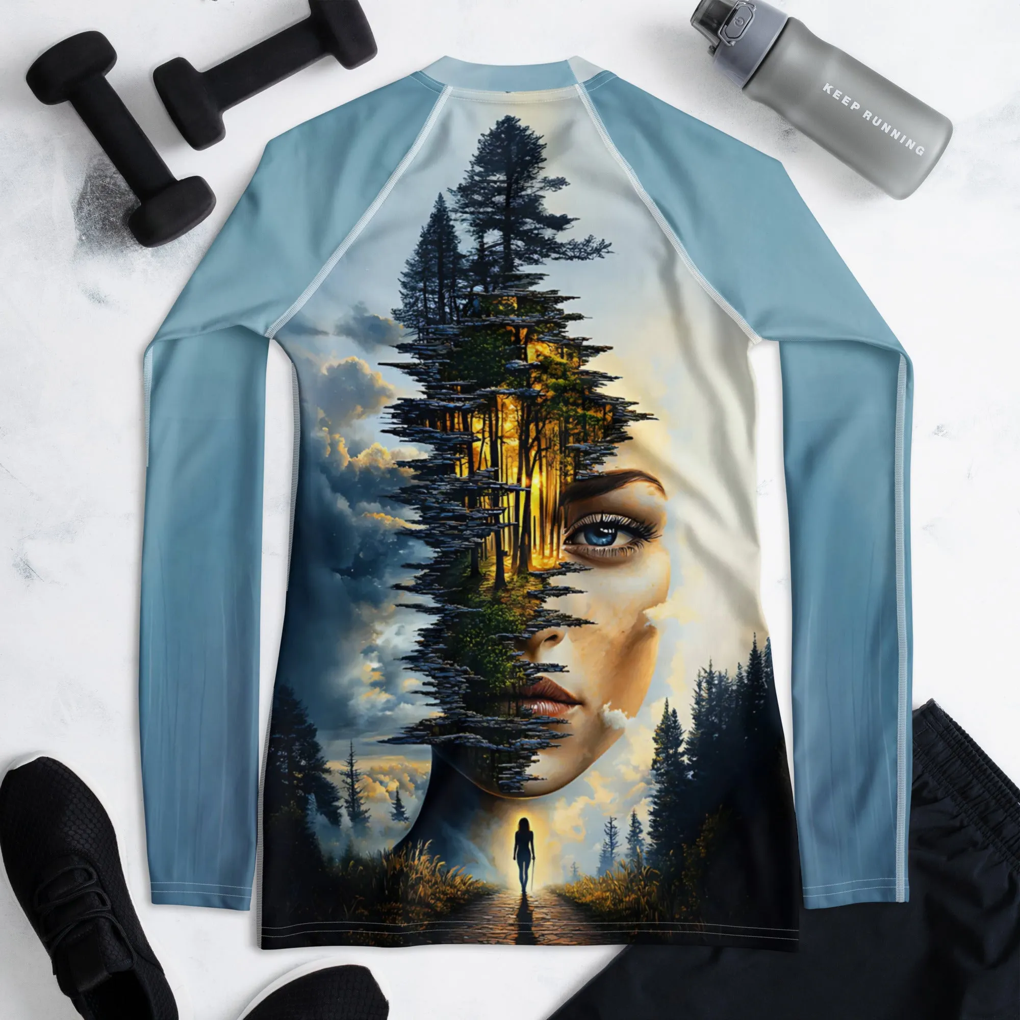 Whispers of Growth Women's Rash Guard